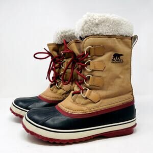 Sorel Ankle Boots in Tan and Black